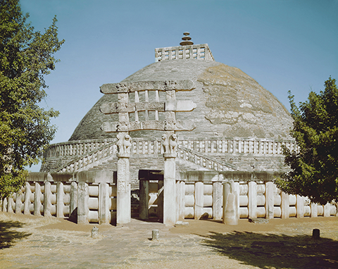 photograph of a stone structure of religious significance